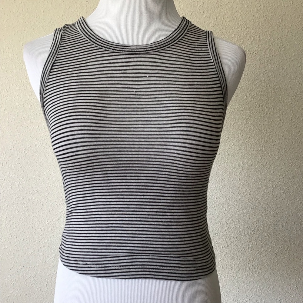 Brandy Melville striped tank top crop top